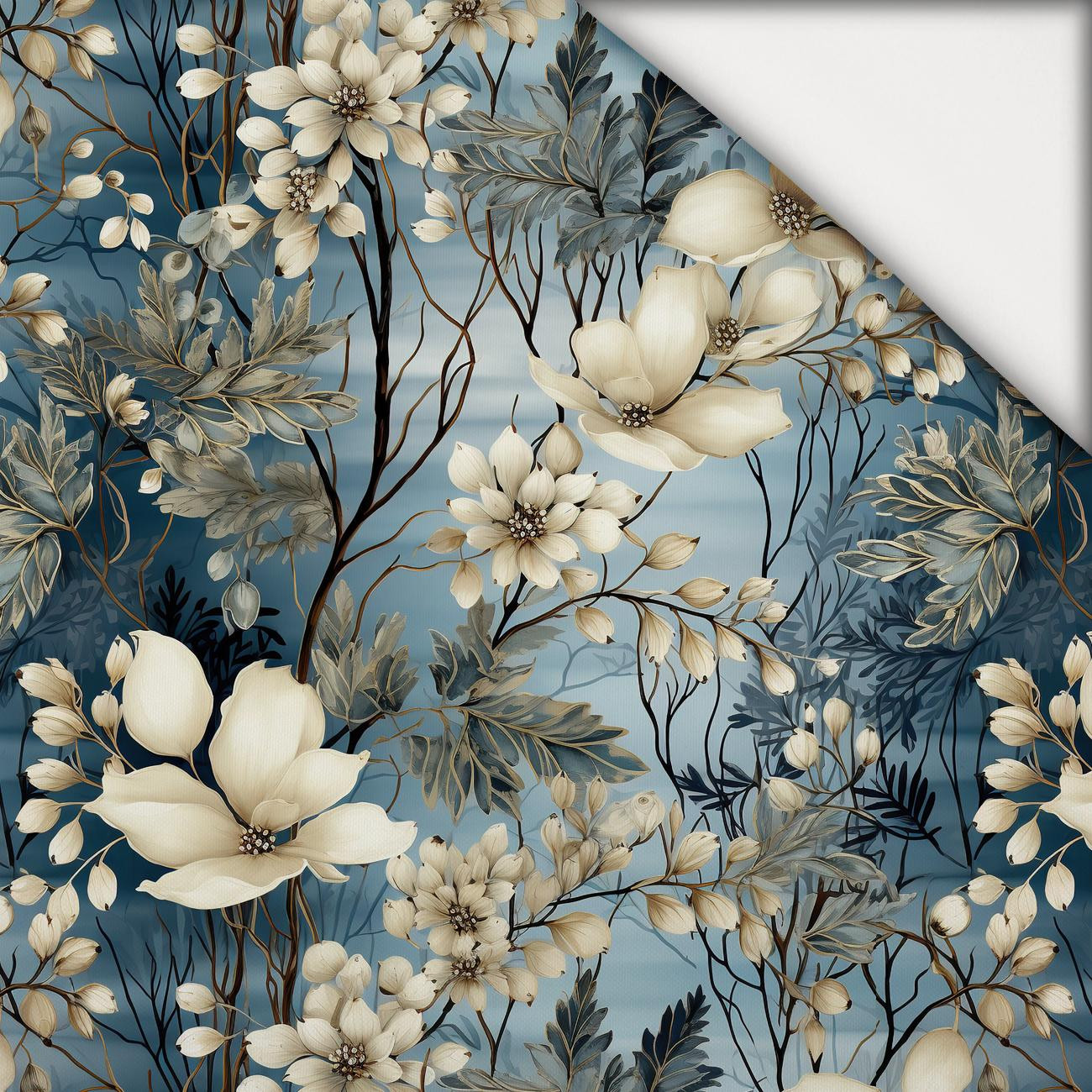 WINTER FLOWERS WZ.5 - light brushed knitwear