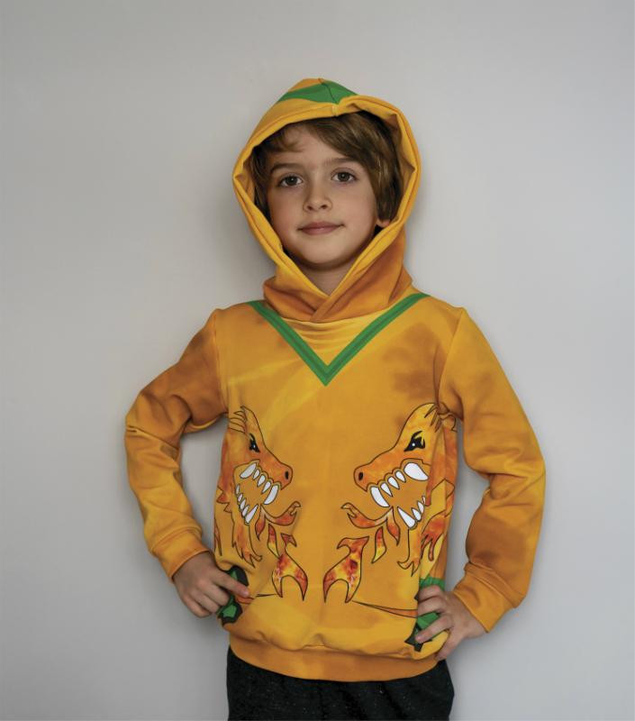 GOLDEN NINJA HOODIE (ALEX) - sewing set