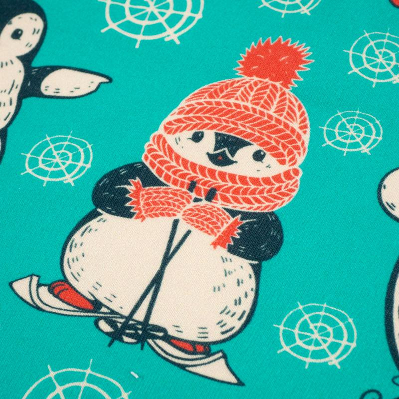 WINTER PENGUINS - thick looped knit 