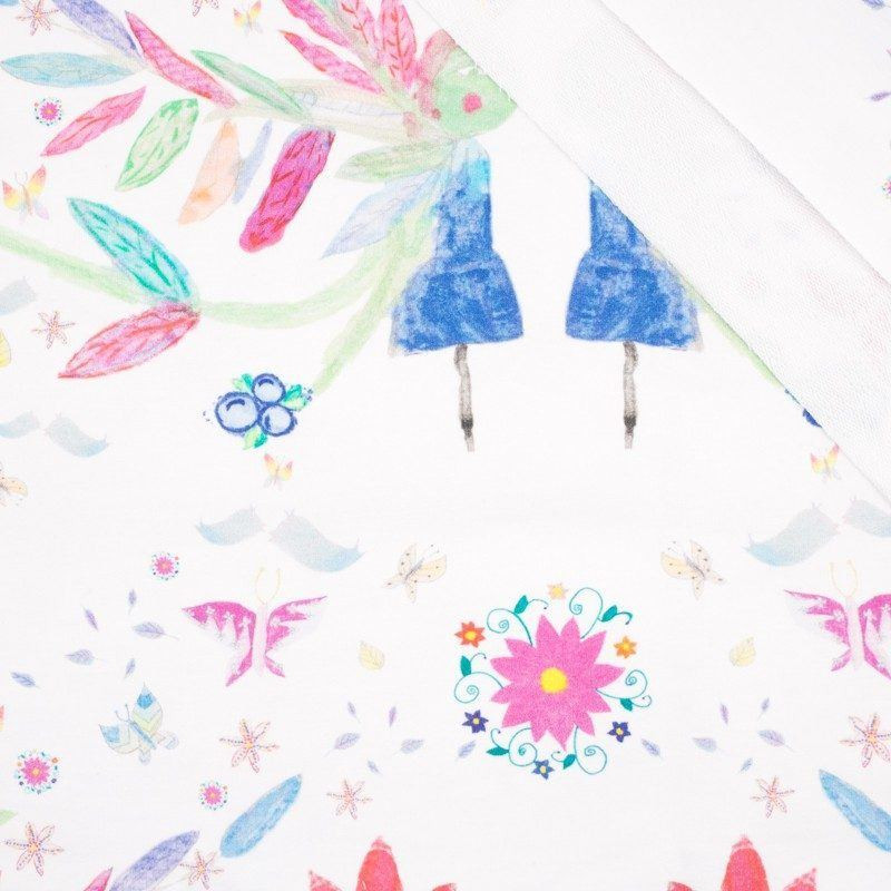 CHILDREN FOLK / white - looped knit 