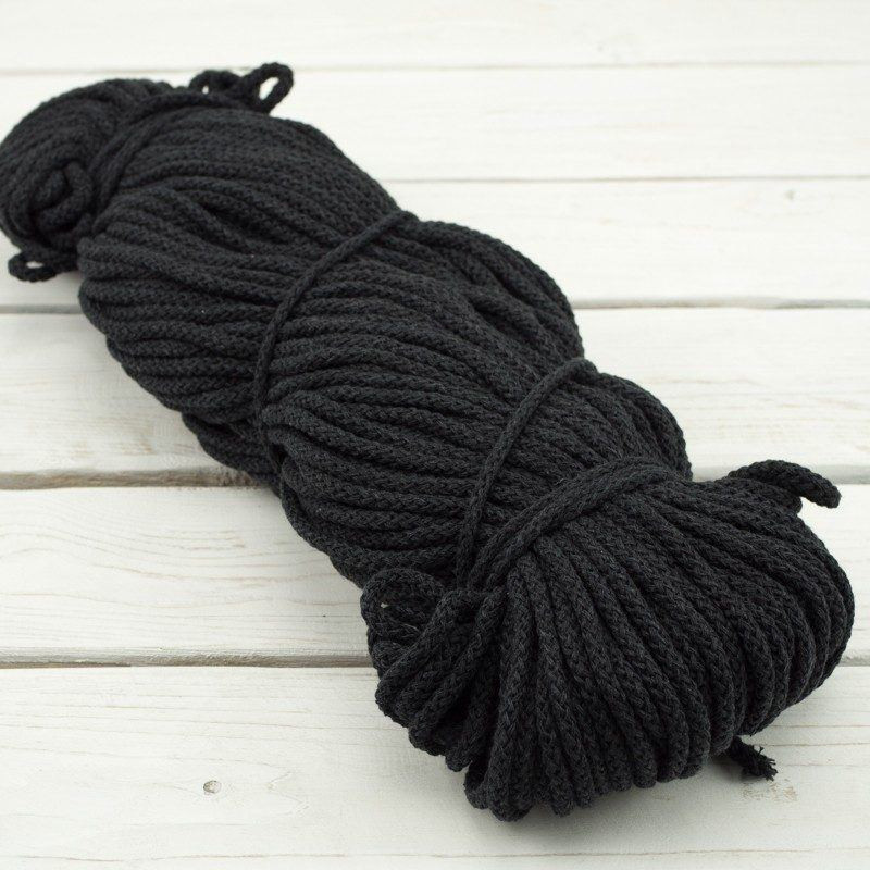 Strings cotton hank 5mm - GRAPHITE