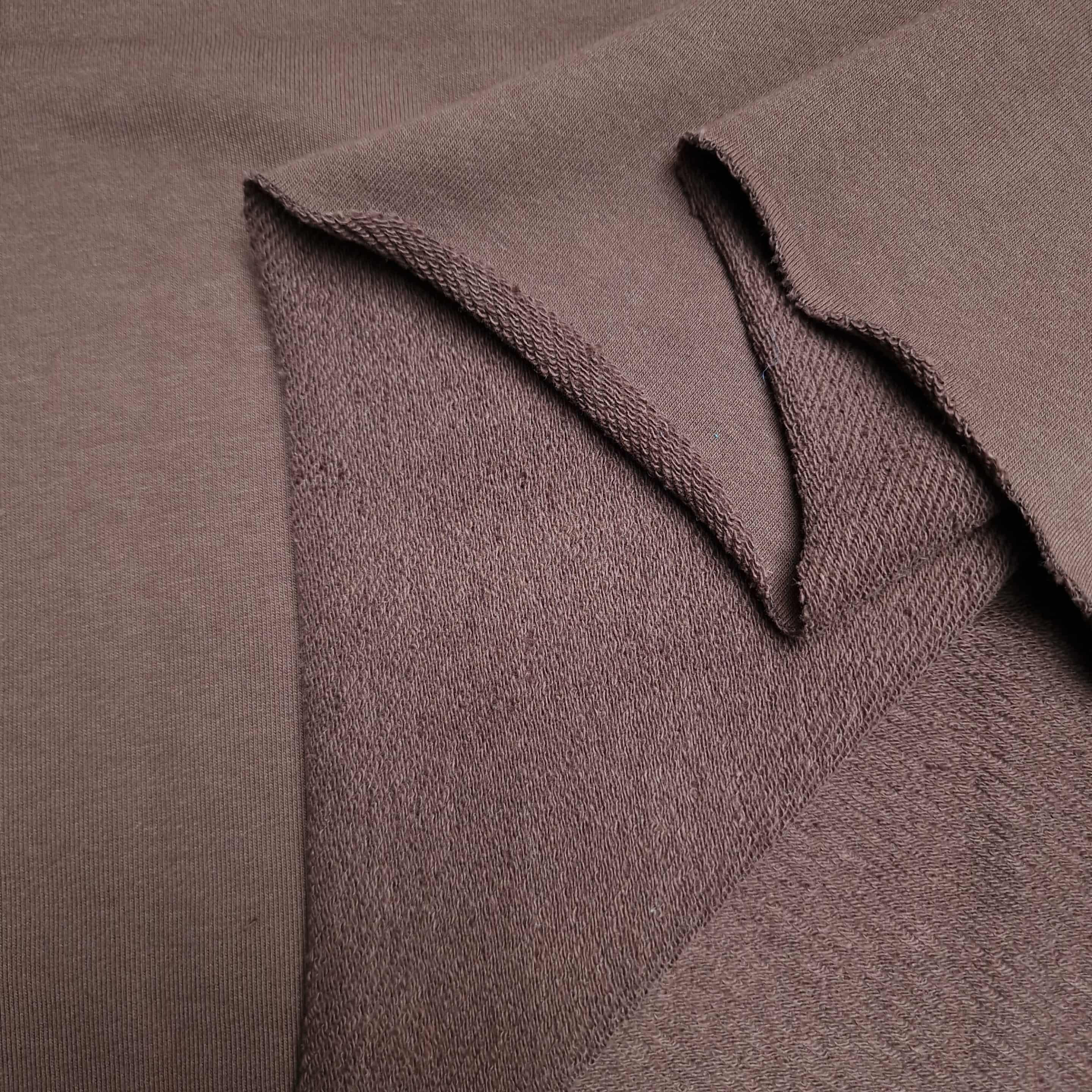 French terry TWILL PREMIUM (P290d) - ESPRESSO (D-246)