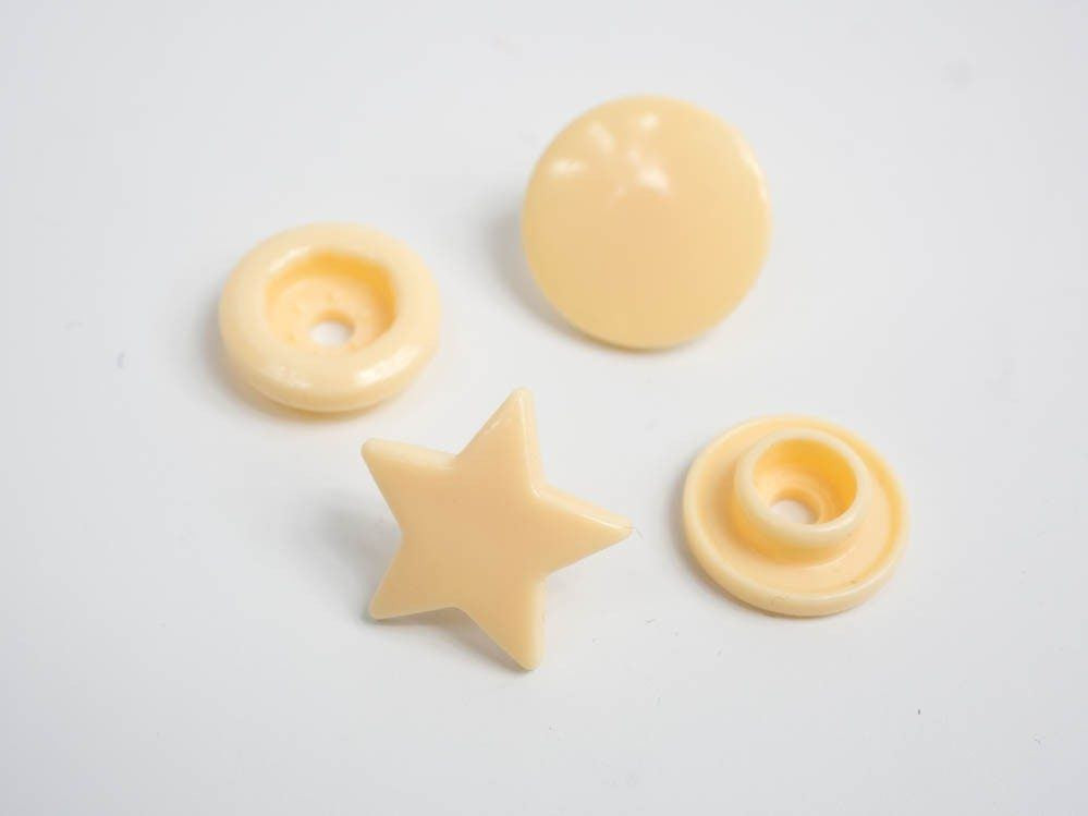 Fasteners KAM stars 12 mm biscuit 10 sets