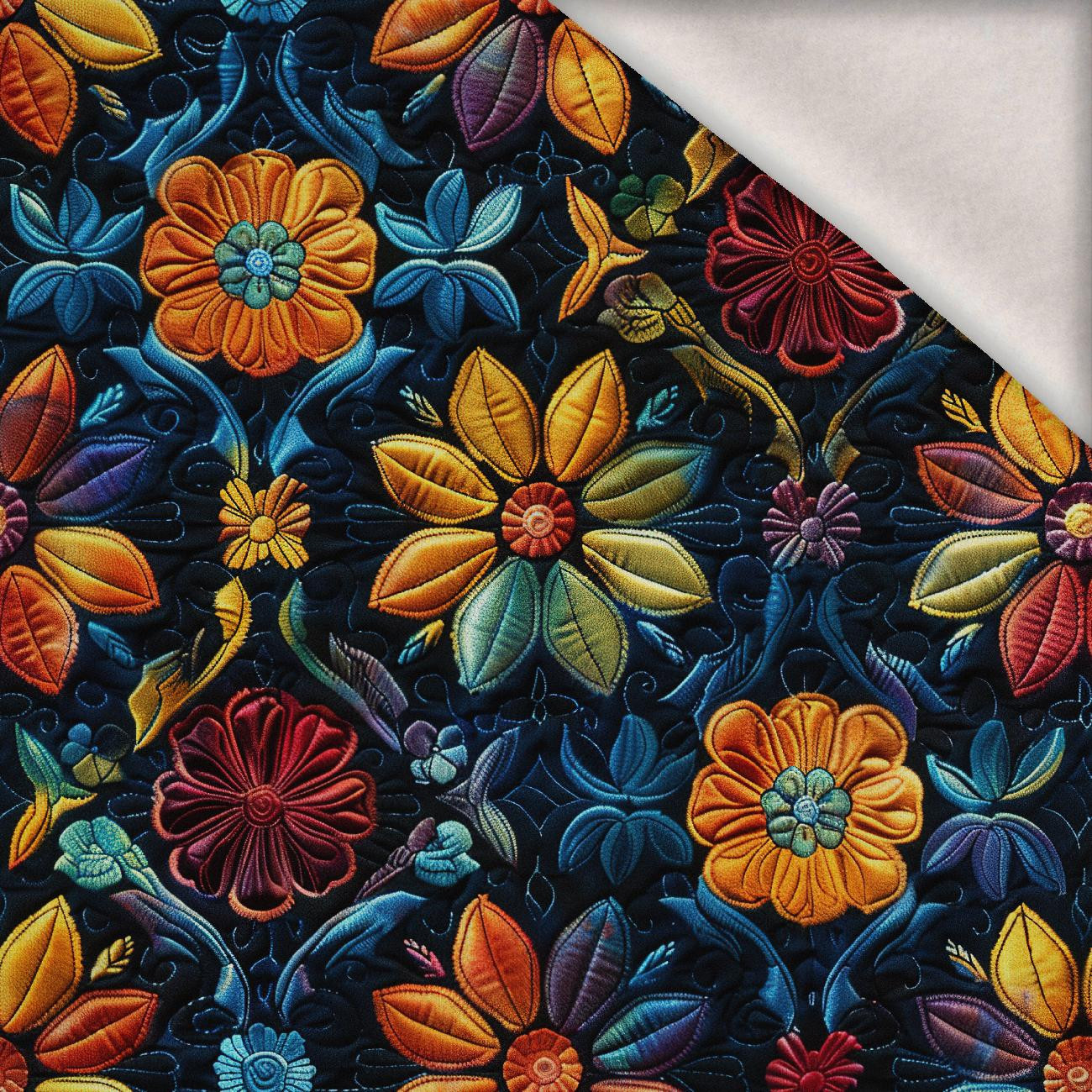 Batik Quilt wz.8 - light brushed knitwear