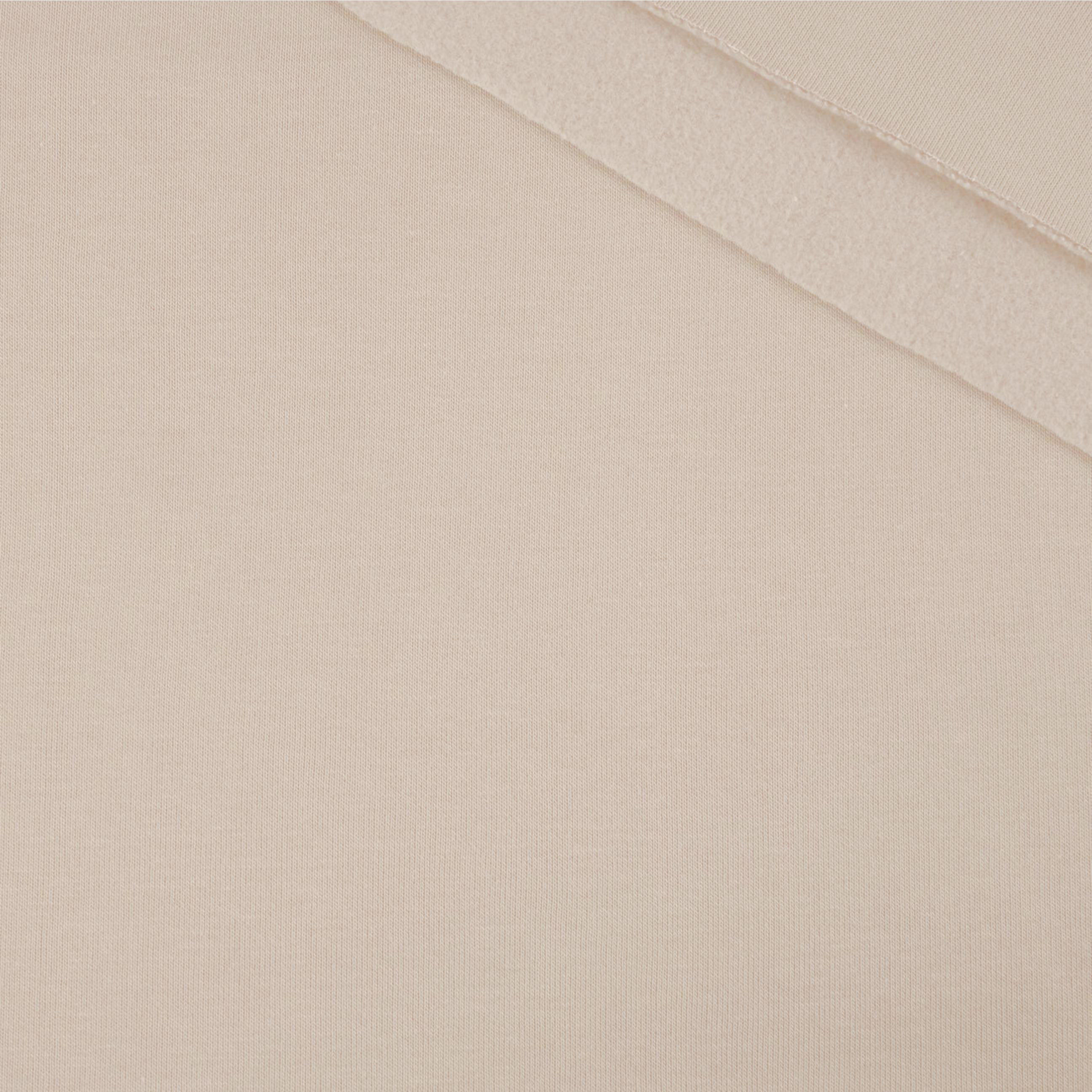 D-55 LIGHT BEIGE - thick brushed sweatshirt D300