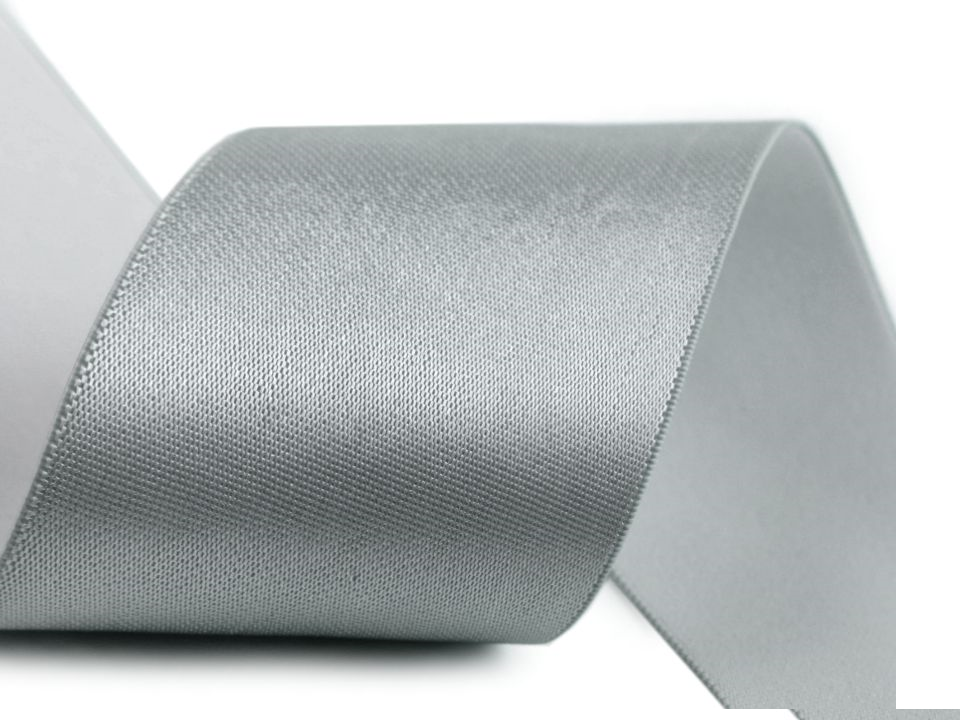 Satin Elastic 50 mm - grey