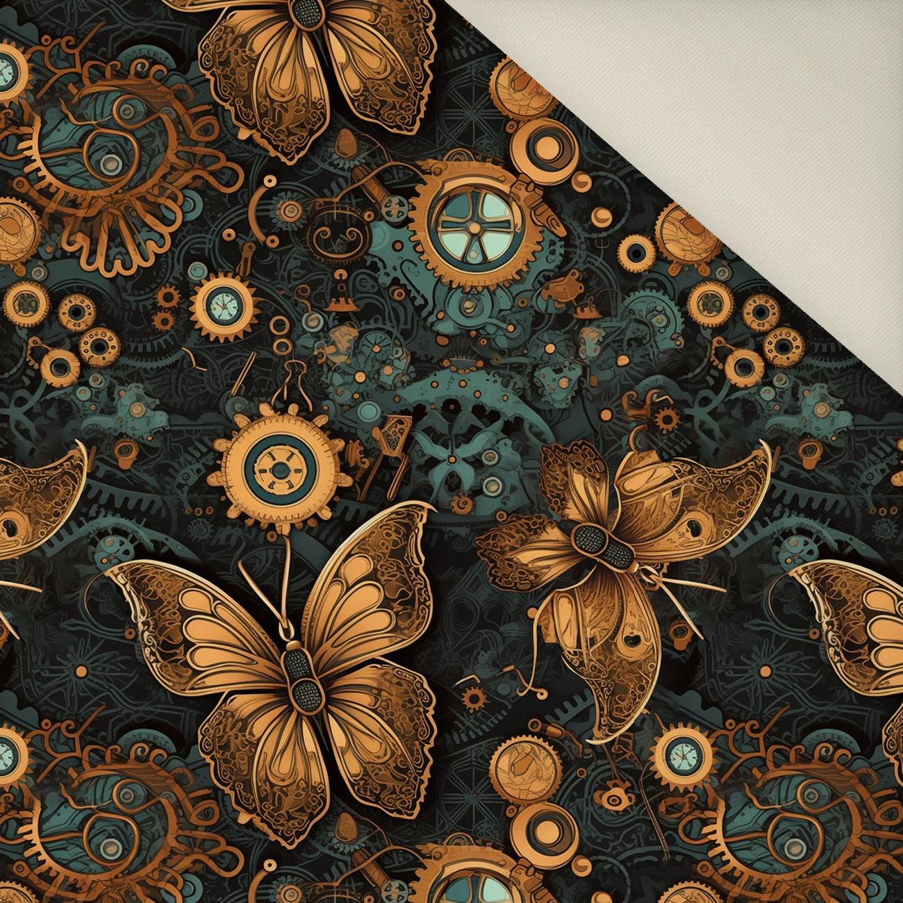 Butterfly & Flowers wz.12- Upholstery velour 