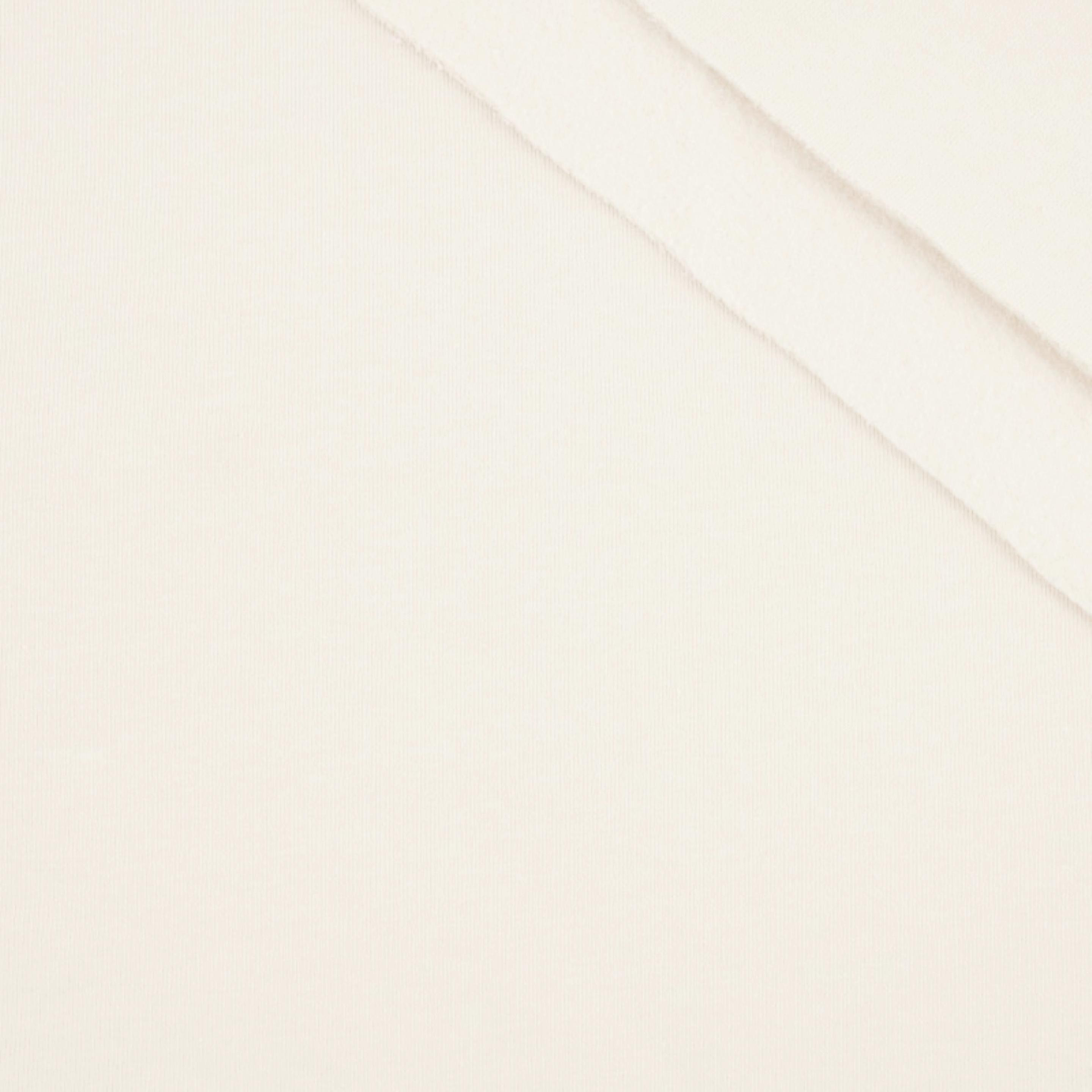 Thick brushed sweatshirt D300 - Cloud Dancer/ ECRU (D-02) 