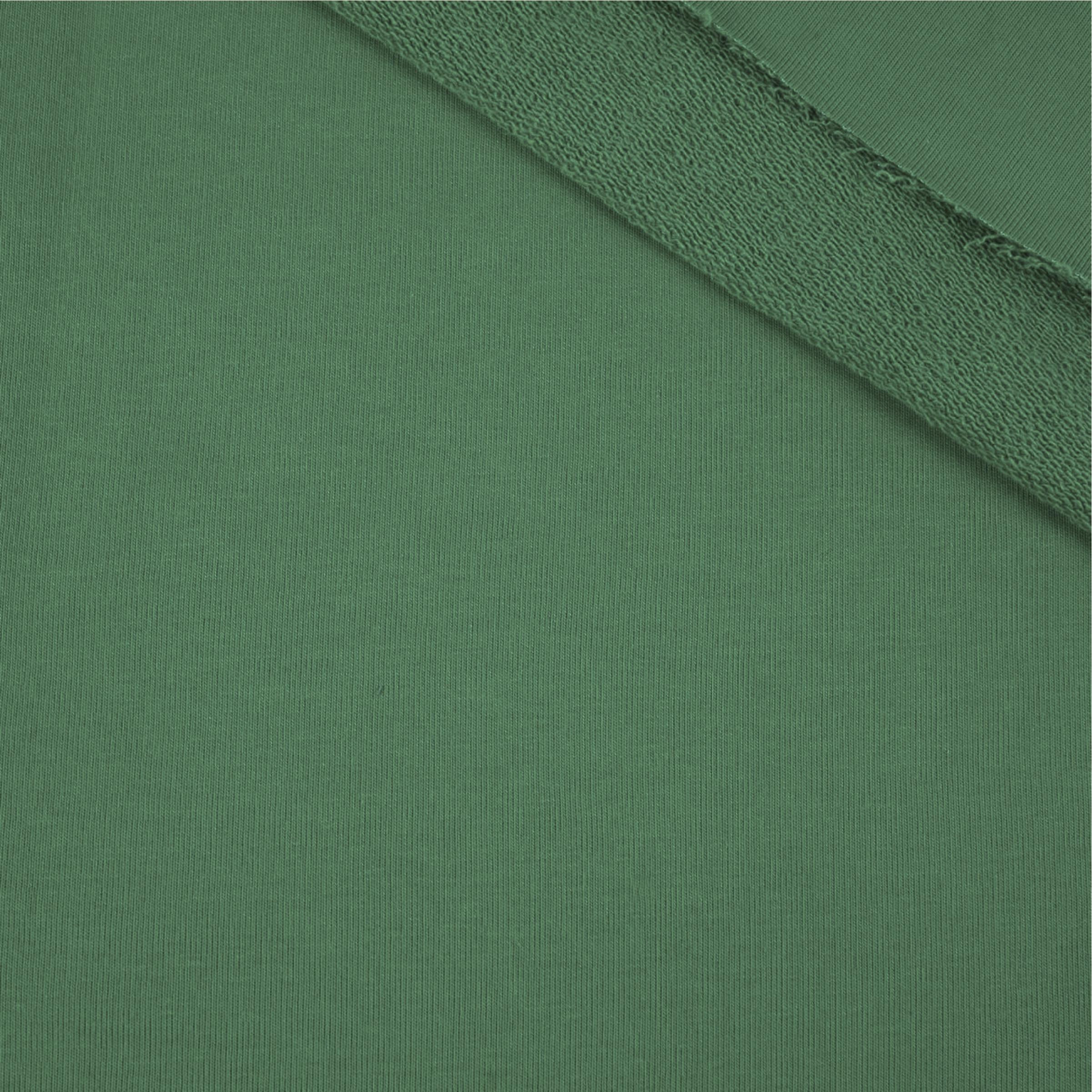D-068-DARK GREEN- thick looped knit 290g