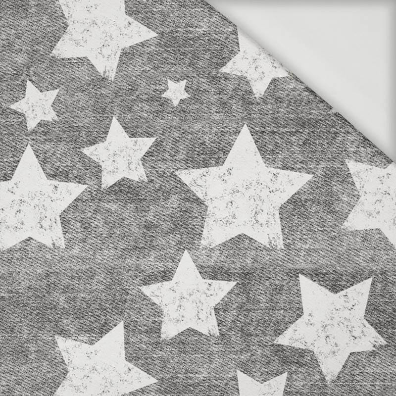 WHITE STARS / vinage look jeans (grey) - Viscose jersey