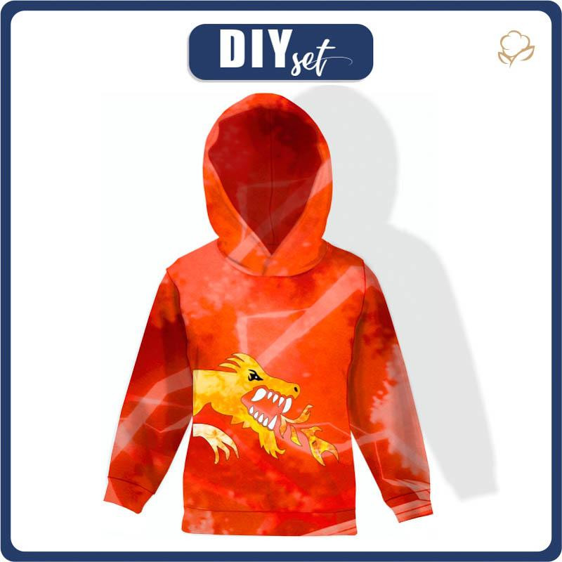 RED NINJA HOODIE (ALEX) - sewing set