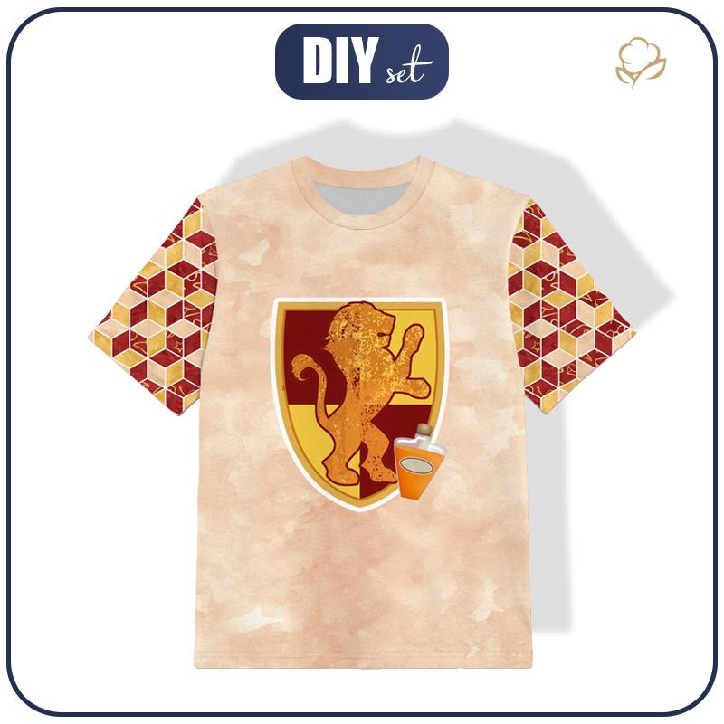 KID’S T-SHIRT - COAT OF ARMS pat. 4 (MAGIC SCHOOL) - single jersey