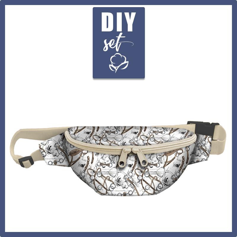 HIP BAG - HORSE-RIDING (HOBBIES AND JOBS) - white / Choice of sizes