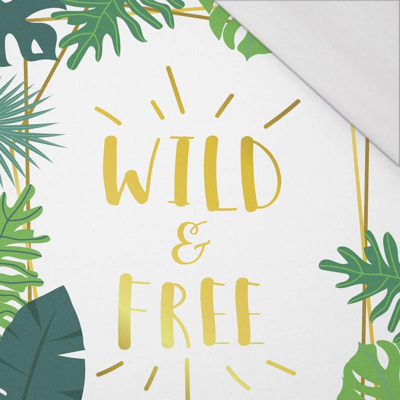 LEAVES (WILD & FREE) - SINGLE JERSEY PANEL 