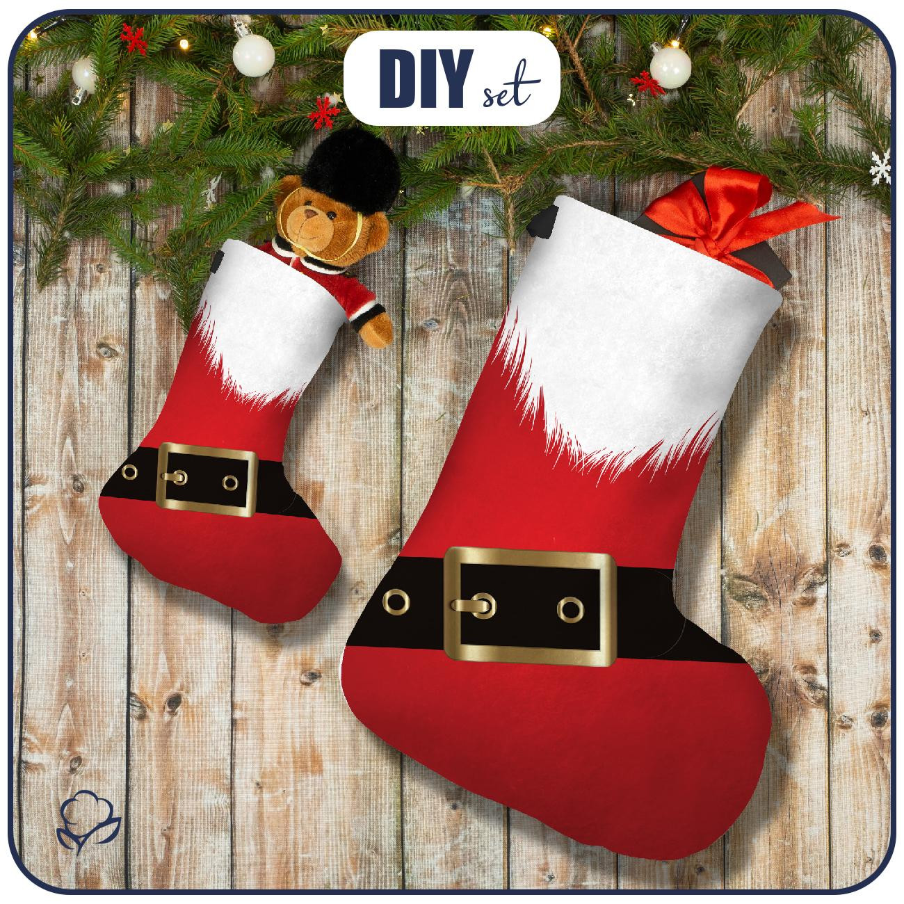 Christmas Stocking Set - SANTA CLAUS