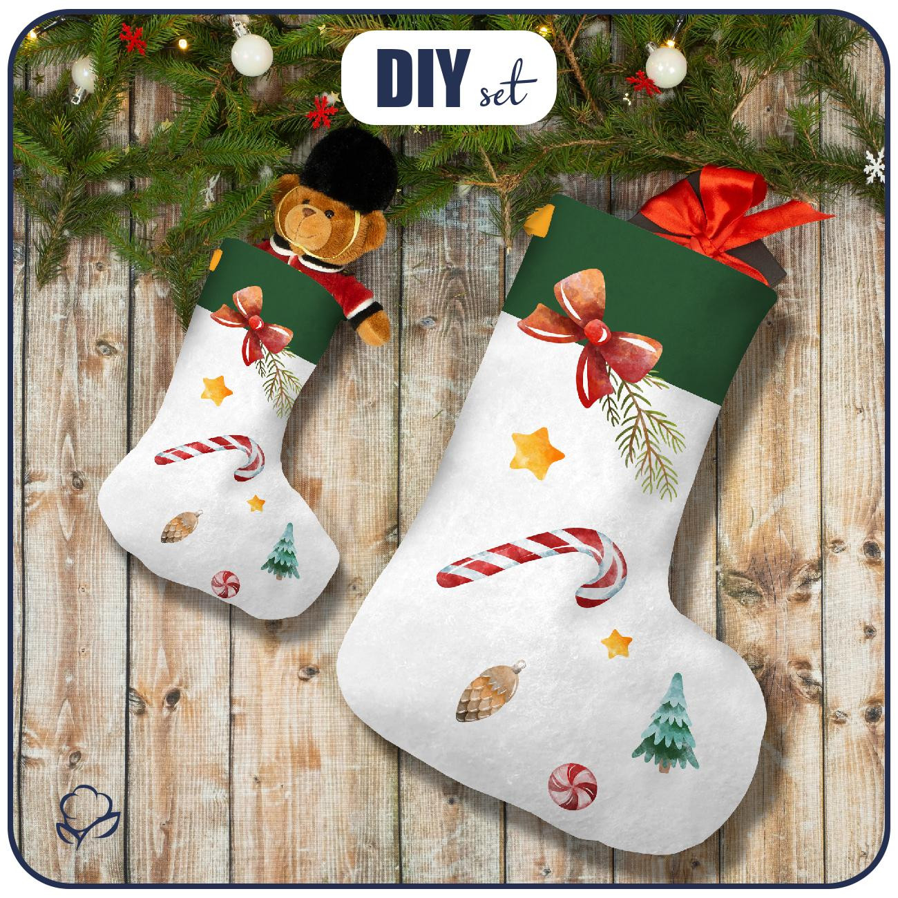 Christmas Stocking Set - CHRISTMAS DECORATIONS