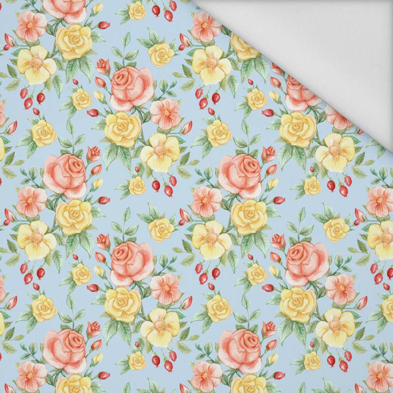 ROSES pat. 1 (colorful) - Waterproof woven fabric