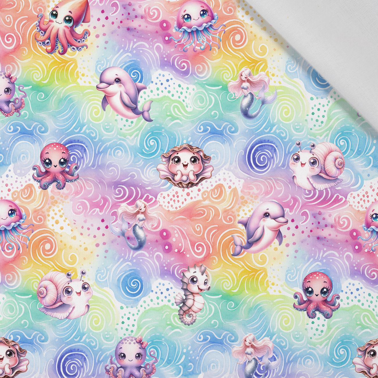 SEA ANIMALS PAT. 3 - Cotton woven fabric