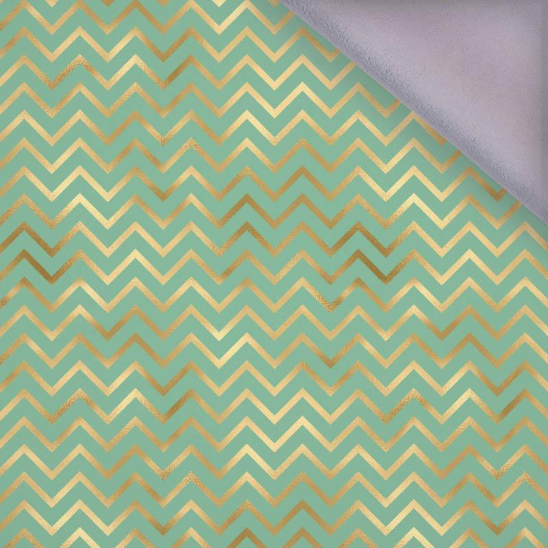 GOLDEN ZIGZAGS (GOLDEN OCEAN) / mint - softshell