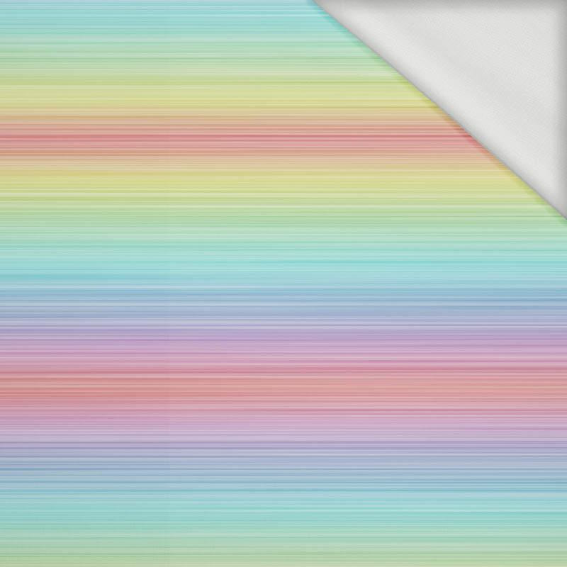 RAINBOW STRIPES pat. 2 - looped knit fabric