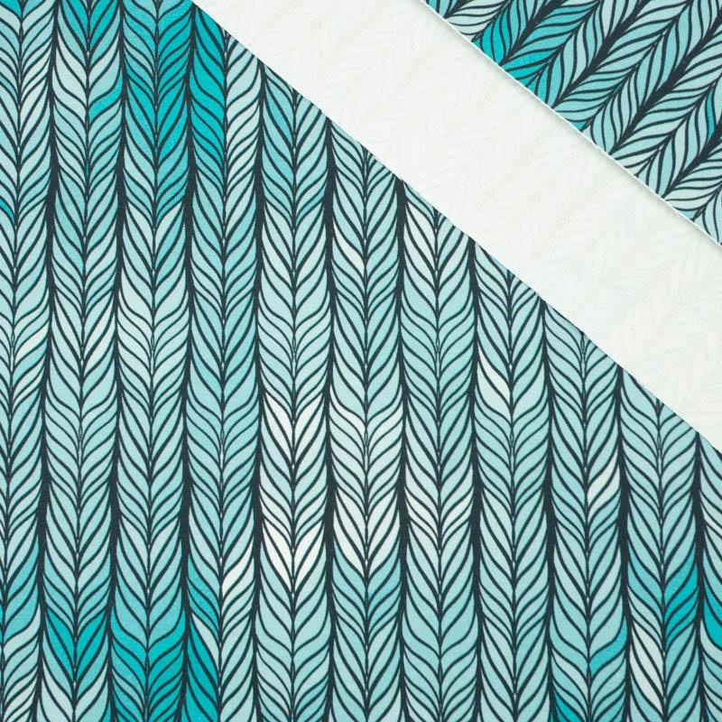 BRAID / sea blue - looped knit 