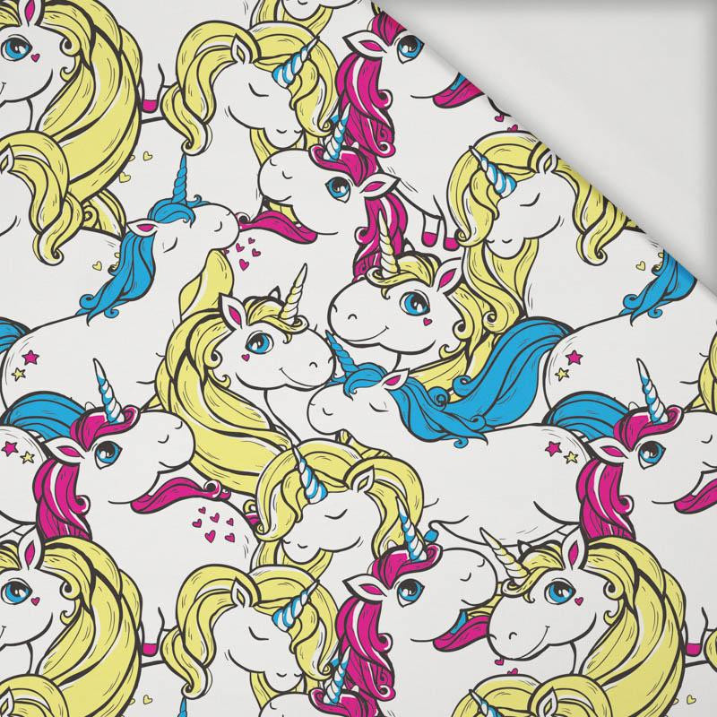 FAIRYTALE UNICORNS / white - Viscose jersey