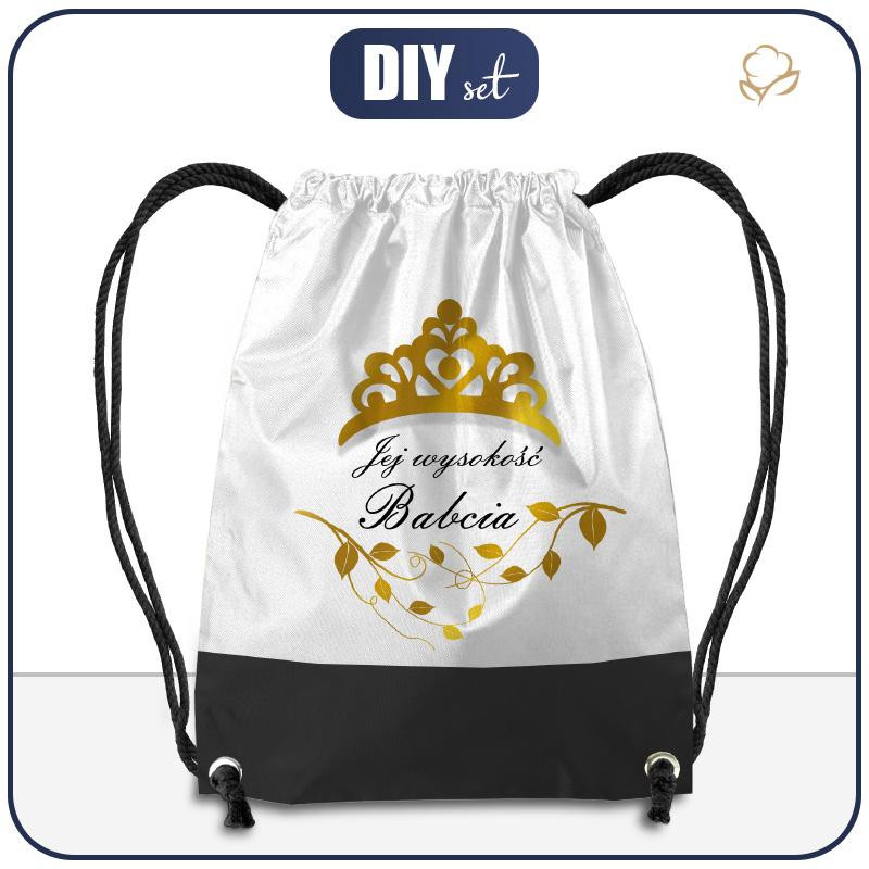 GYM BAG - JEJ WYSOKOŚĆ BABCIA / crown