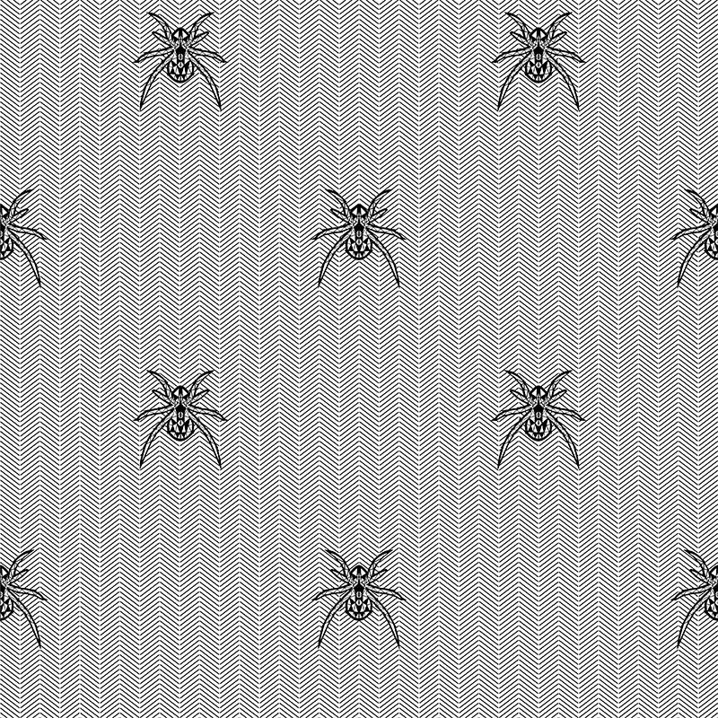 SPIDERS / NIGHT CALL / white - looped knit 