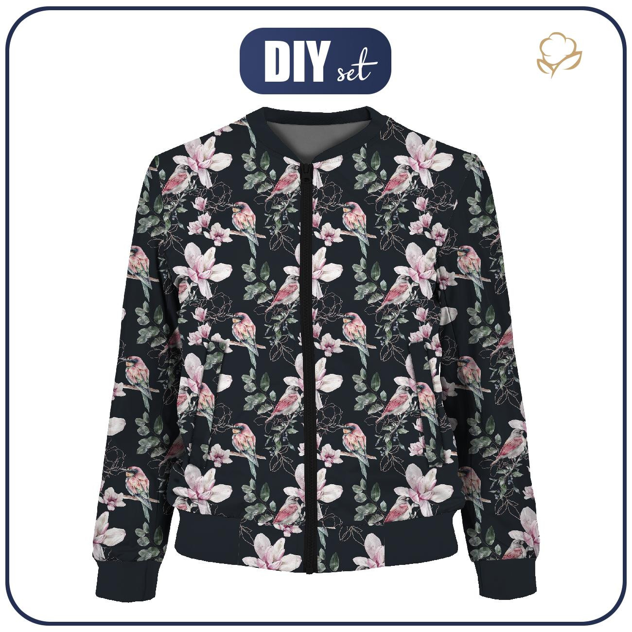 WOMEN’S BOMBER JACKET (KAMA) - SPRING MELODY PAT. 2 - sewing set