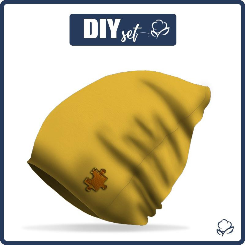 "Beanie" cap - B-14 SPICY MUSTARD / Choice of sizes