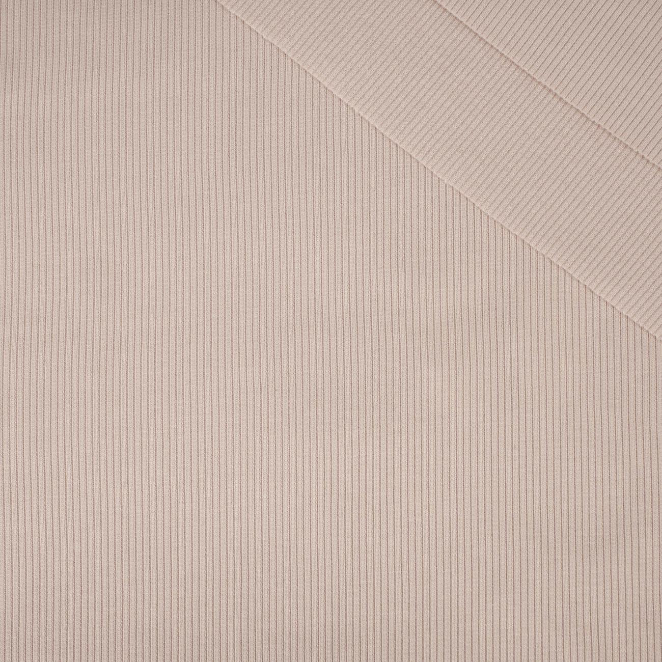 D-54 POWDER PINK - Ribbed knit fabric