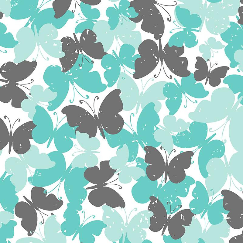 BUTTERFLIES / aqua