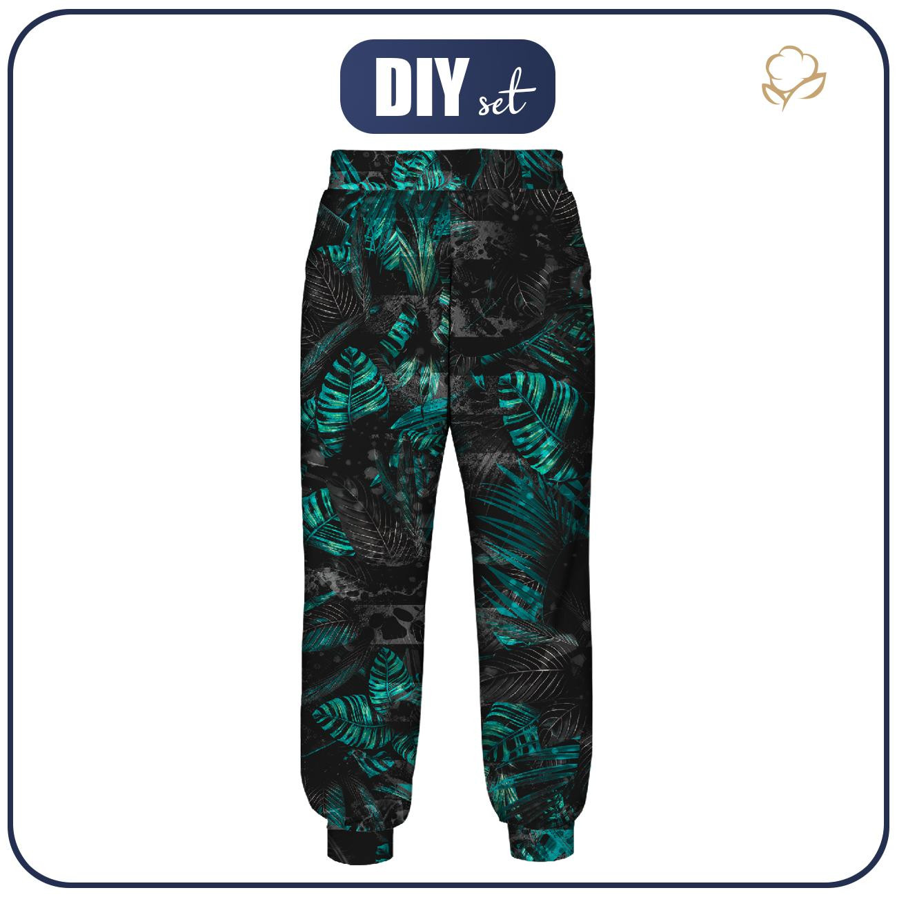 WOMEN'S JOGGERS (NOEMI) - JUNGLE ZEBRA - sewing set