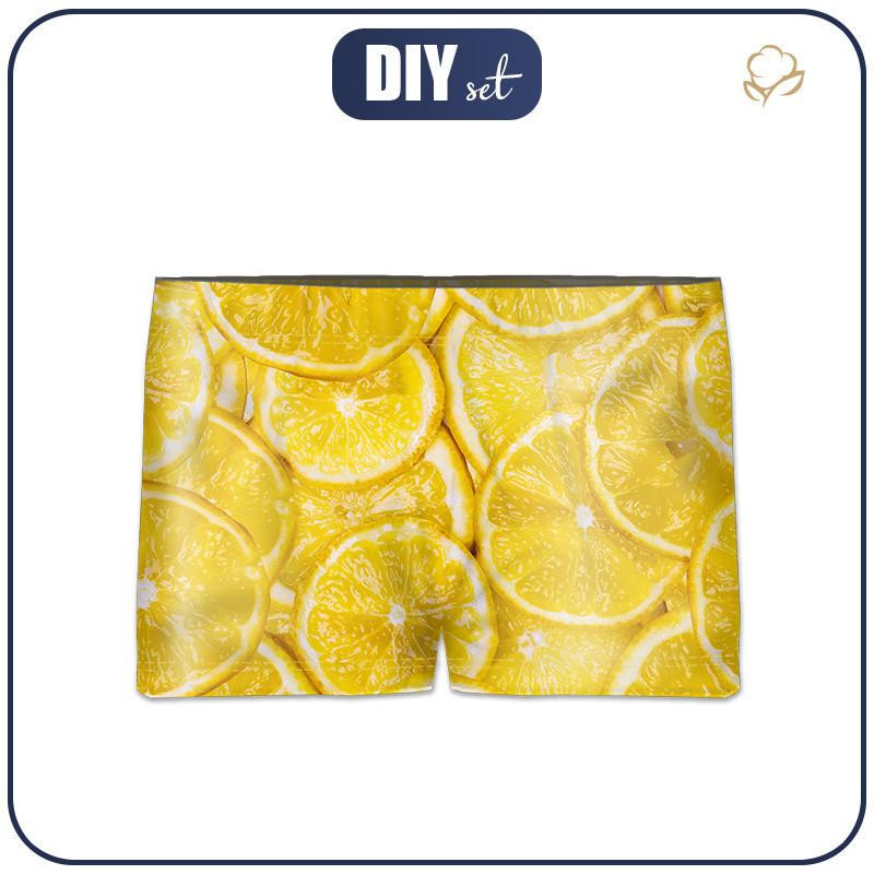 Boy's swim trunks - LEMONS - sewing set