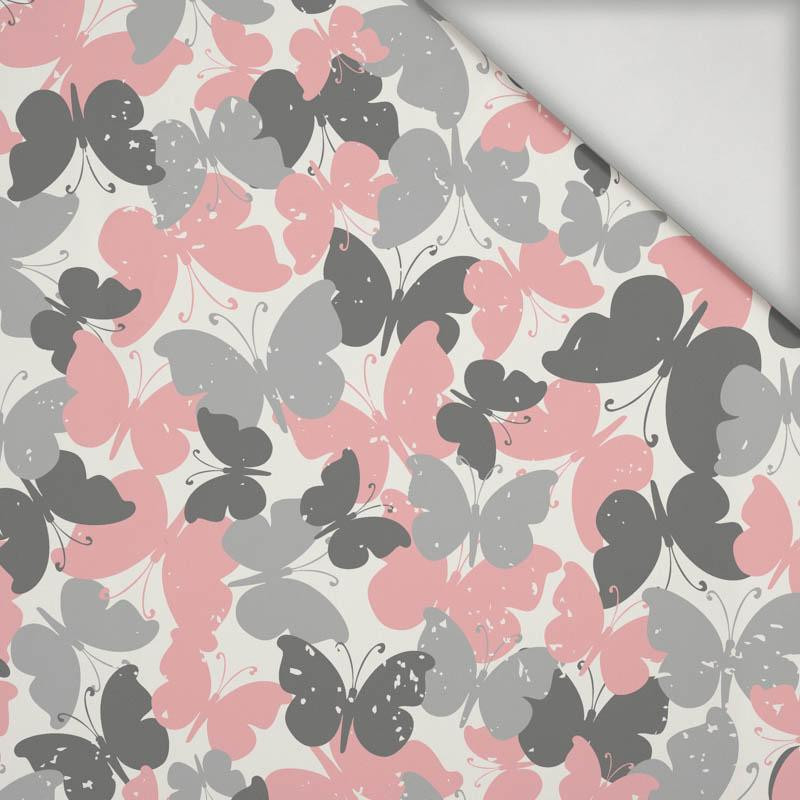 BUTTERFLIES PINK - swimsuit lycra