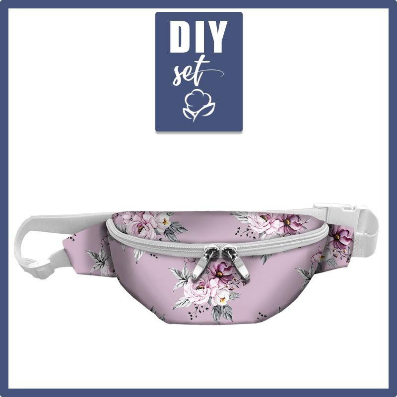 HIP BAG - WATERCOLOR BOUQUET Pat. 5 / Choice of sizes