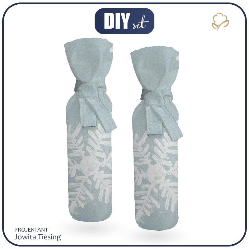 THE BOTTLE COVER - SNOWFLAKE - DIY set