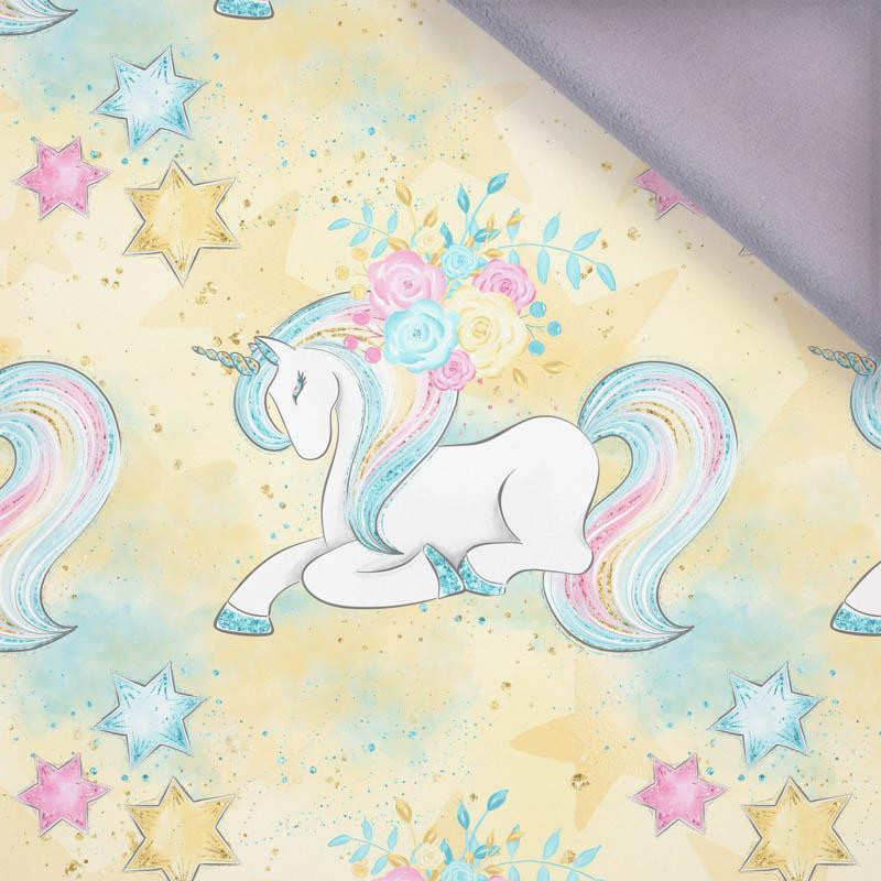 UNICORNS AND FLOWERS pat. 1 (WONDERLAND) - softshell
