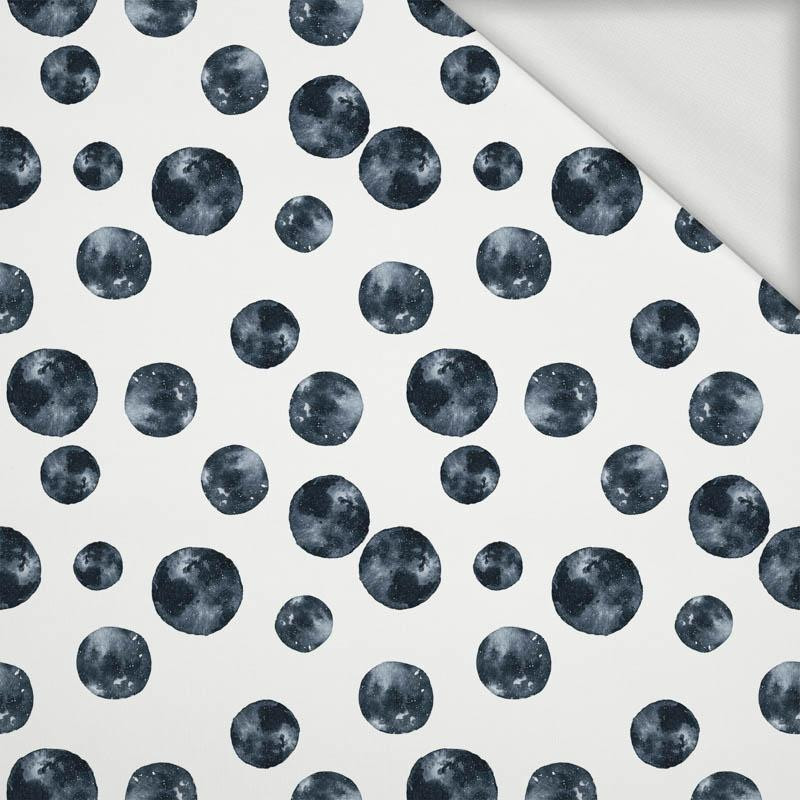 MINI PLANETS (GALACTIC ANIMALS) - looped knit fabric