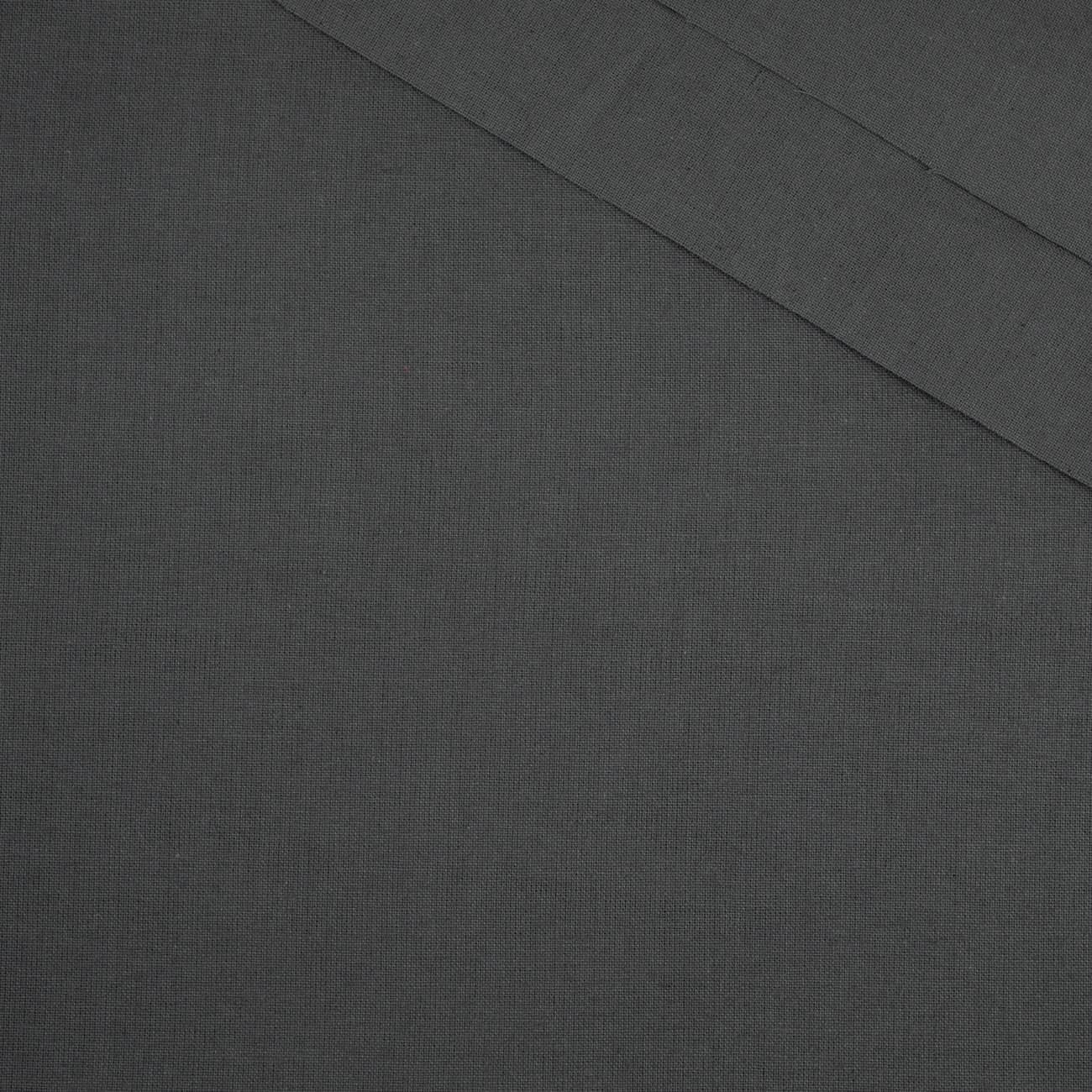 STEEL GRAY - Cotton woven fabric