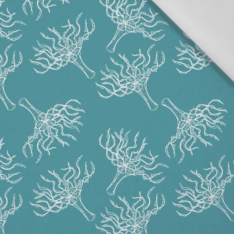 CORALS (BLUE PLANET) - Cotton woven fabric