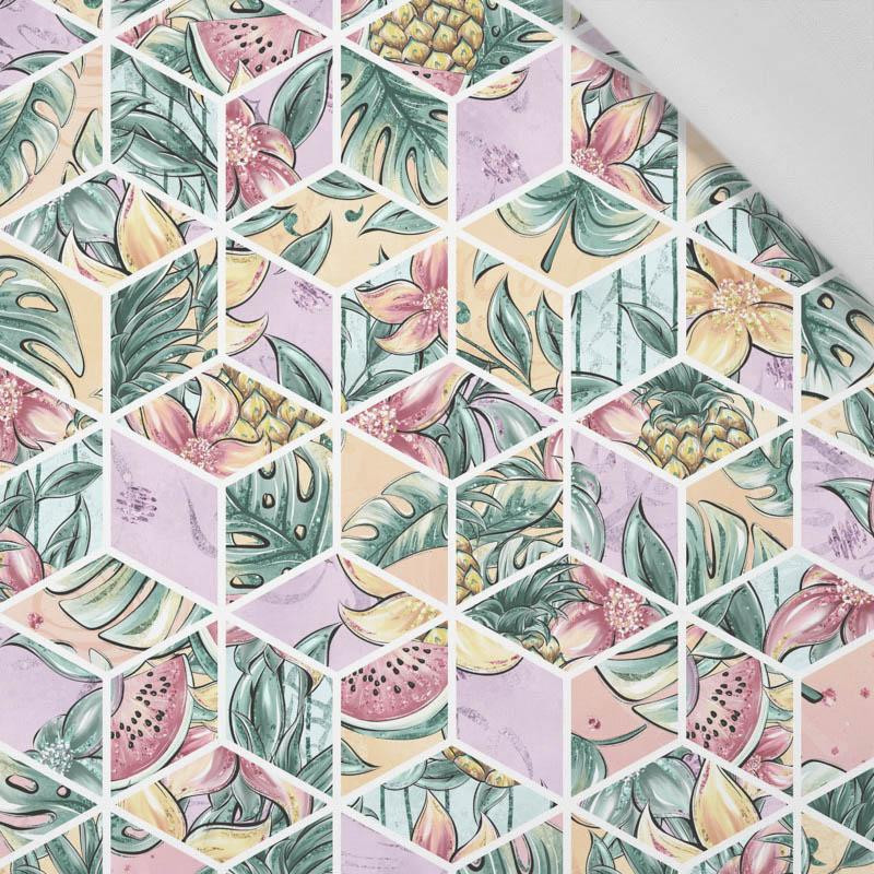 TROPICAL MIX 3D - Cotton woven fabric