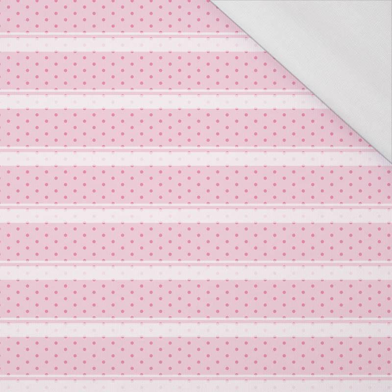 STRIPES ON DOTS  pat. 2 (PUMPKIN GARDEN) - single jersey with elastane 