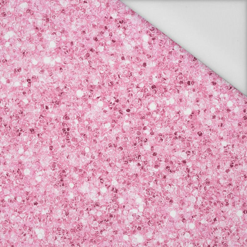 PINK GLITTER (WONDERLAND) - Waterproof woven fabric