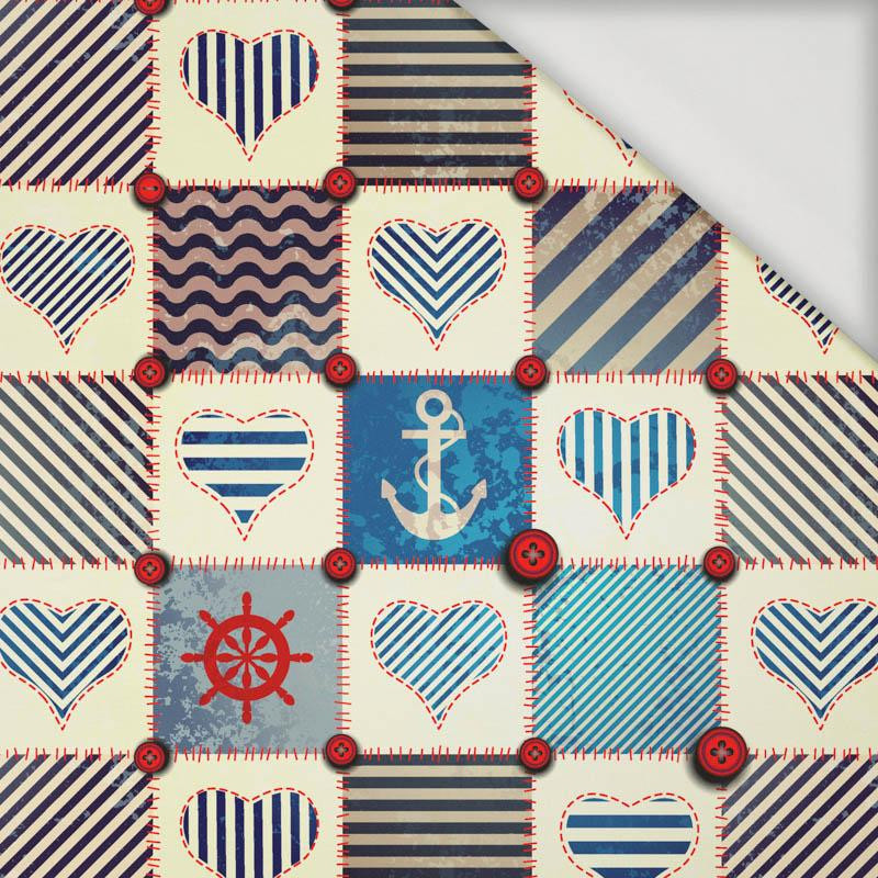 MARINE CHESSBOARD - Viscose jersey WE210