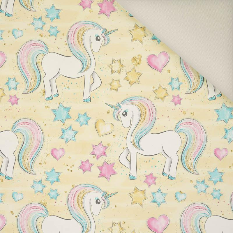 UNICORNS AND STARS (WONDERLAND)- Upholstery velour 