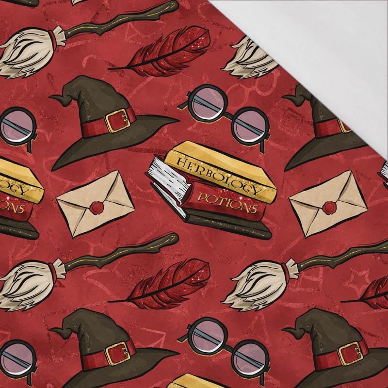 MAGIC MIX PAT. 1 (MAGIC SCHOOL) / red - single jersey with elastane 