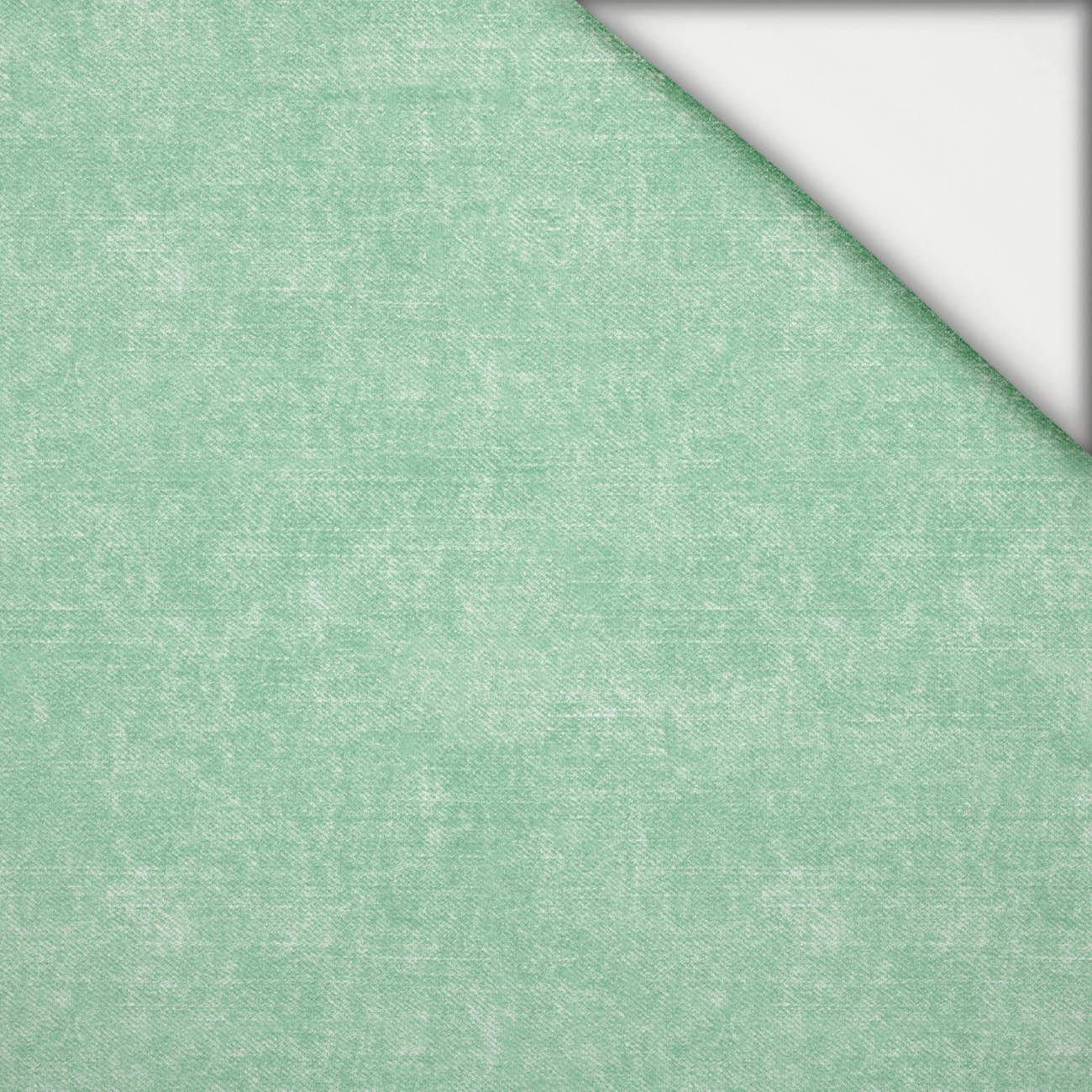 ACID WASH / MINT - light brushed knitwear