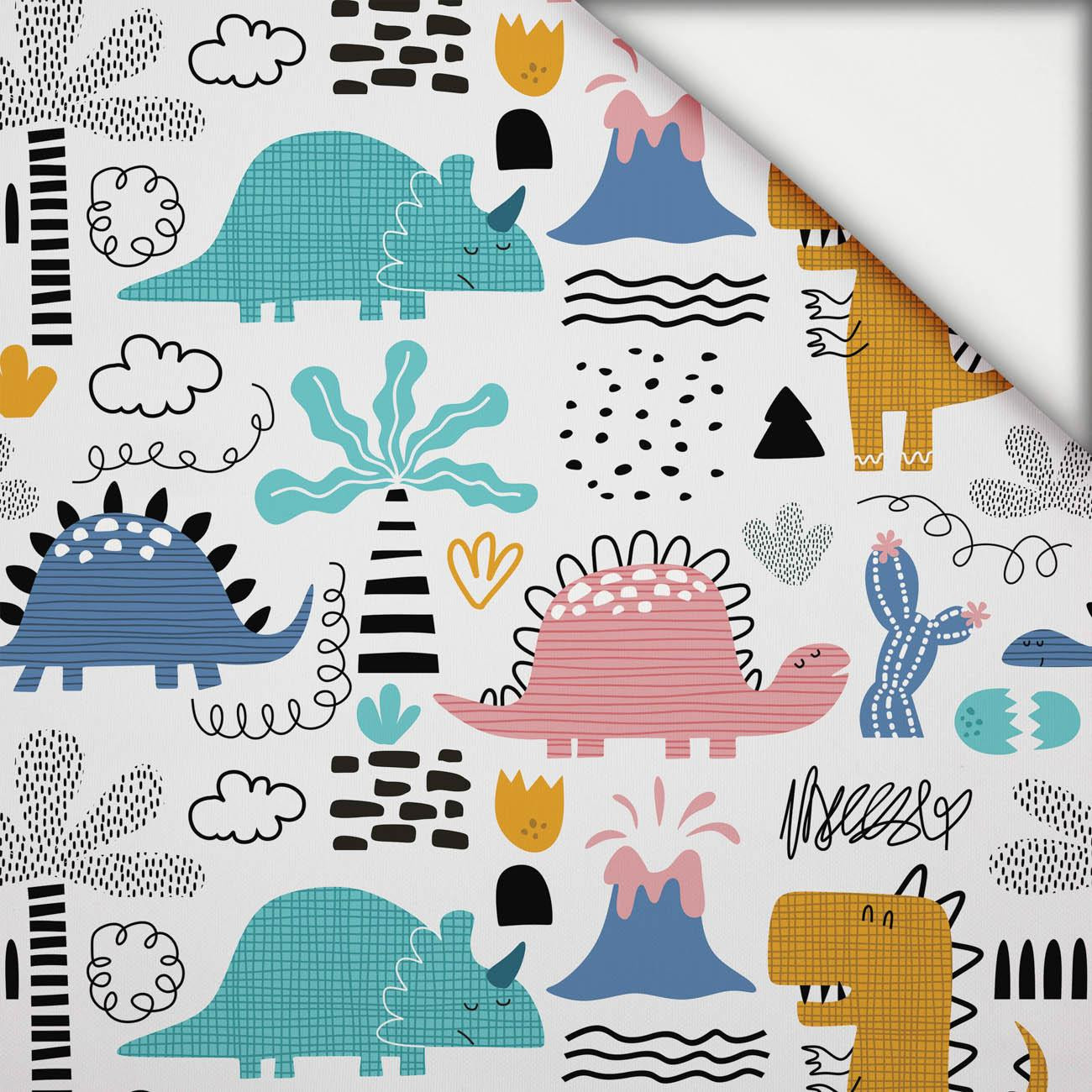 PAINTED DINOSAURS PAT. 2 - light brushed knitwear