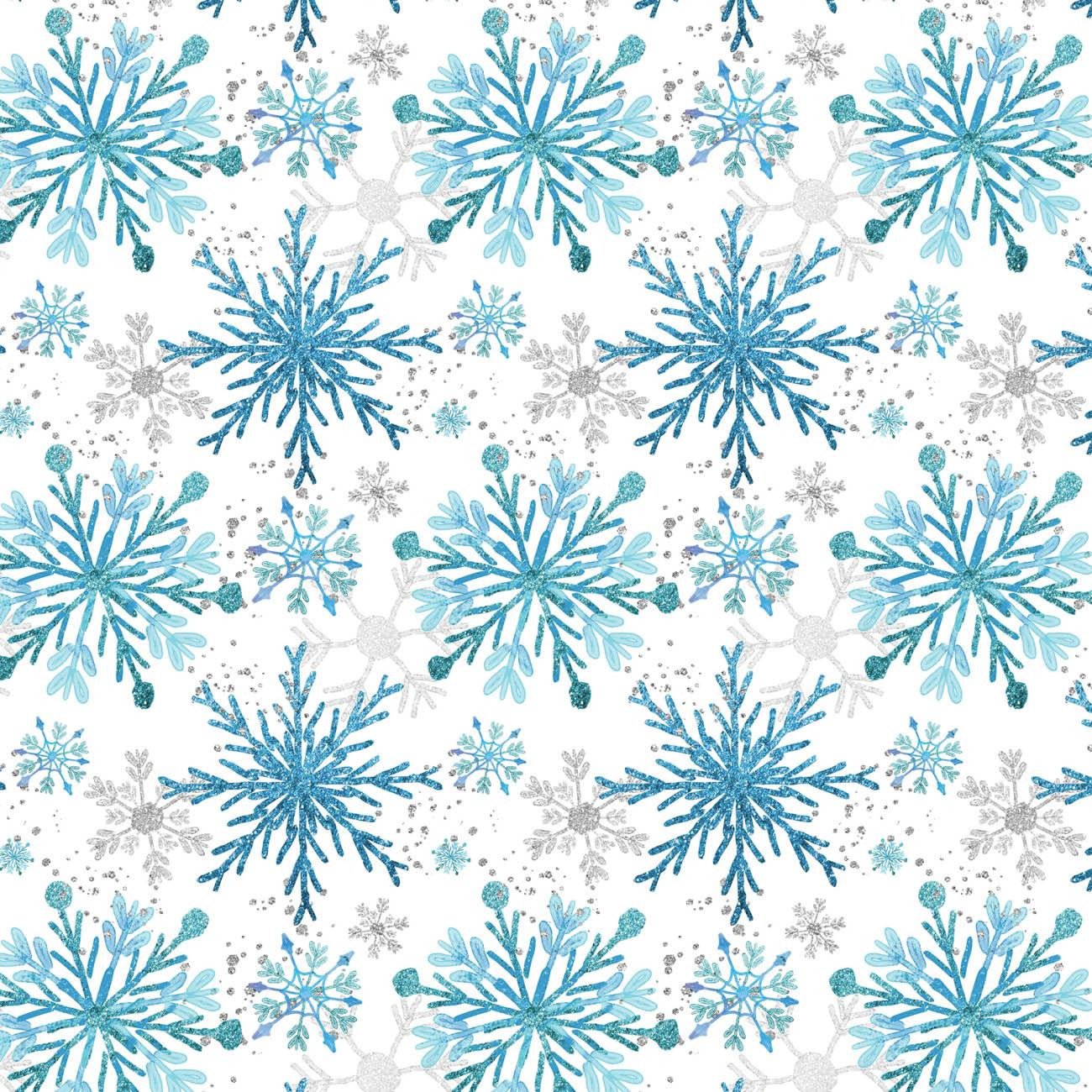 BLUE SNOWFLAKES pat. 2